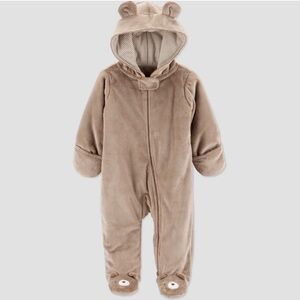 Carter's Bear One piece Hooded Footie